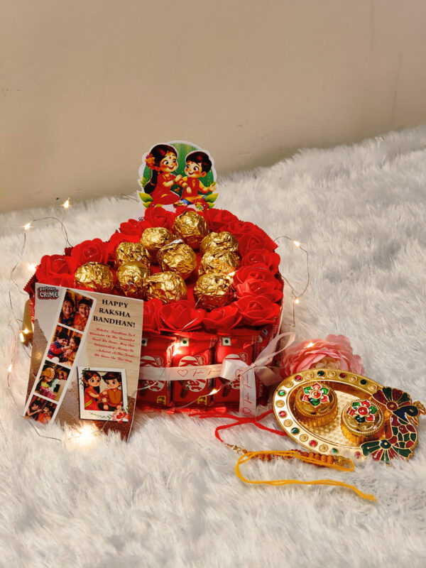 Tasha Forever premium Kitkat,Quality Truffle chocolate Gift Hamper for Rakhi - Image 3