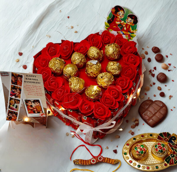 Tasha Forever premium Kitkat,Quality Truffle chocolate Gift Hamper for Rakhi - Image 2