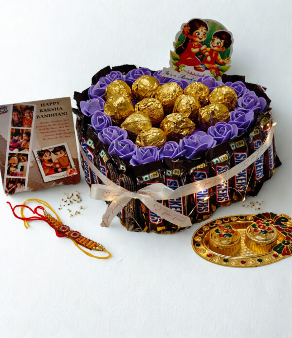 Tasha Forever premium Snicker,Quality Truffle chocolate Gift Hamper for Rakhi - Image 3