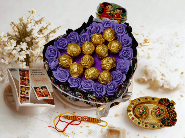 Tasha Forever premium Snicker,Quality Truffle chocolate Gift Hamper for Rakhi