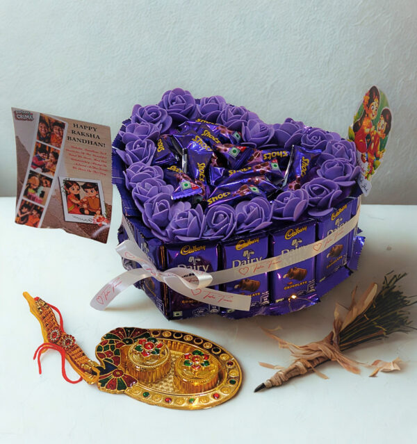Tasha Forever Premium dairy milk chocolate gift hamper for Rakshabandhan/Brother/Sister