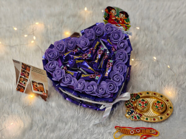 Tasha Forever Premium dairy milk chocolate gift hamper for Rakshabandhan/Brother/Sister - Image 2