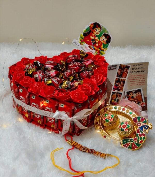 Tasha Forever Premium Kitkat gift hamper for Rakhi,brother,sister,bhai,bhabhi - Image 4