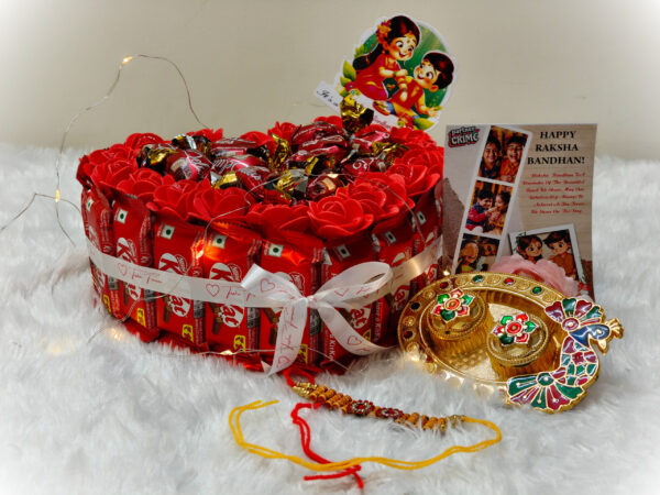 Tasha Forever Premium Kitkat gift hamper for Rakhi,brother,sister,bhai,bhabhi - Image 2