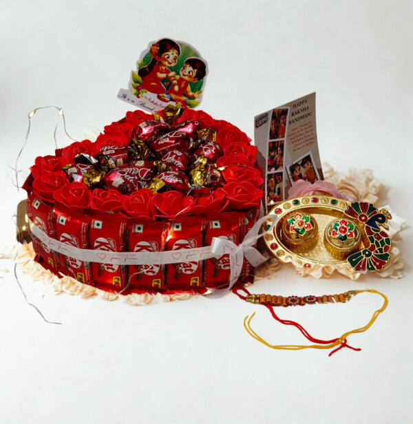 Tasha Forever Premium Kitkat gift hamper for Rakhi,brother,sister,bhai,bhabhi - Image 5
