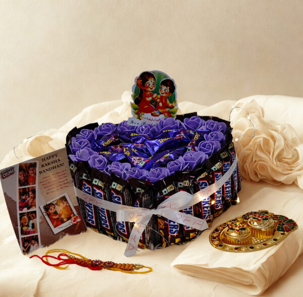 Tasha Forever Premium Snicker gift hamper for Rakshabandhan,brother,sister,bhaiya,bhabhi - Image 2