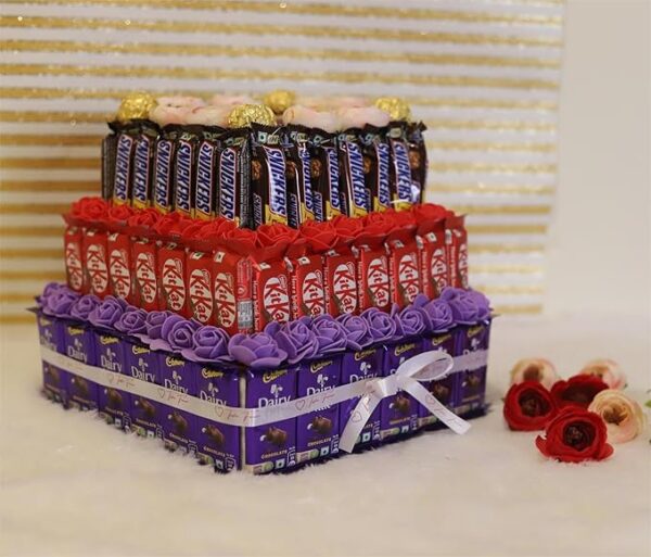 Tasha Forever | Premium Chocolates gift combo for birthday,anniversary,valentines day with love card | (pack of 86 chocolates & love card) - Image 4