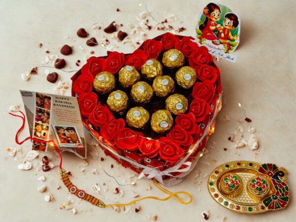 Kitkat ferrero rocher chocolate gift hamper for Rakhi,bhai,bhabhi,brother,sister - Image 4
