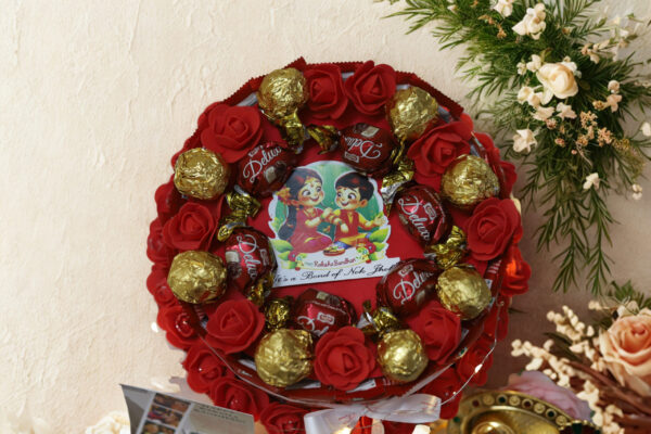 Premium Double layer kitkat chocolate gift hamper for Rakshabandhan - Image 3