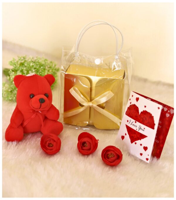 Tasha forever Chocolate gift pack (3 dairy milk chocolates, 3 snicker, 3 kitkat, 1 crispello, teddy, love card) Gift pack