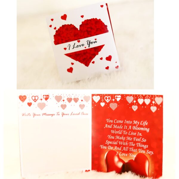 Tasha Forever kitkat gift hamper (23 kitkat chocolates, 5 kitkat big chocolates, teddy, love card) (kitkat gift combo) - Image 5